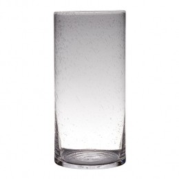 HakbijlGlassArcherSodaBubblesCilinderVaas-H40xD19cm
