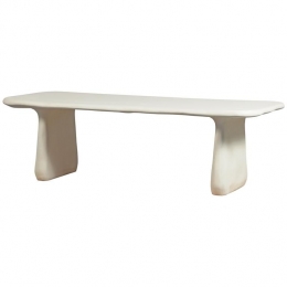 WOOODLoggiaEettafel-Polymeer-Naturel-75x240x100