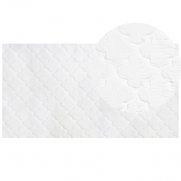 Beliani-GHARO-Shaggyvloerkleed-Wit-80x150cm-Polyester