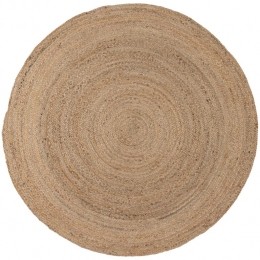 WOOODRossVloerkleed-Jute-Naturel-1x150x150