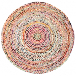 JAIPURKLASSISCHBUNTTEPPICH150cmRound