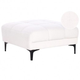 Beliani-ALNES-Ottomaan-Wit-Polyester