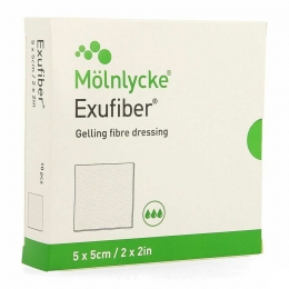 ExufiberGellingFibreDressingSter5X5cm10