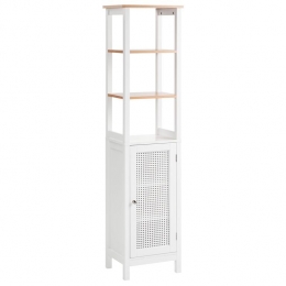 Beliani-ALAMOS-Badkamerkast-Wit-30x160cm-MDF