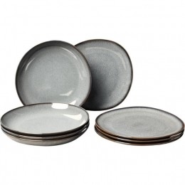 VilleroyBochServiessetLave-Beige-8-delig4personen-4dinerbordenen4diepeborden