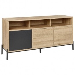 Beliani-MOINES-Consoletafel-Lichtehoutkleur-MDF