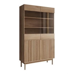 Meubella-VitrinekastStorm-Eiken-106cm