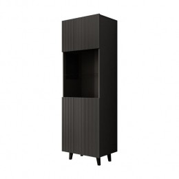 Meubella-VitrinekastVintar-Antraciet-60cm