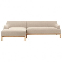 Beliani-SOSJO-Hoekbank-Taupe-Rechtszijdig-Polyester