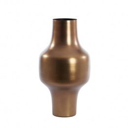 LightlivingVaasdeco27x49cmSINDOglanzendbruinbrons