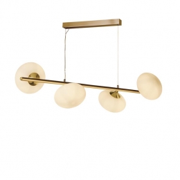 SearchlightPebbleHanglamp4-lichts-Goud