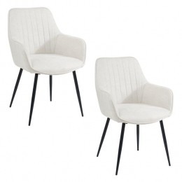 HousecraftLivingMaudEetkamerstoelenOff-White-Setvan2