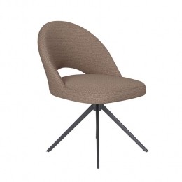 HousecraftLivingMickEetkamerstoelDraaibaarMetaalTaupe