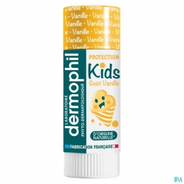 DermophilBerschermingLippenKidsVanilleStick4g