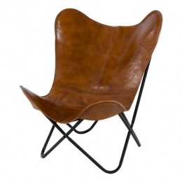 LesliLiving-Buffalovlinderstoelcognac
