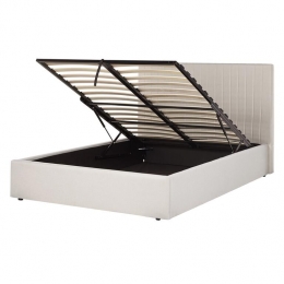 Beliani-VION-Bedmetopbergruimte-Beige-140x200cm-Polyester