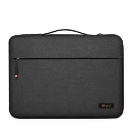 WIWU-Laptoptas14Inch-SpatwaterdichteLaptophoes-PilotLaptopSleevemetnextravak-Zwart