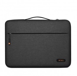 WIWU-Laptoptas-Laptophoes13inch-Laptophoes-Laptoptas-LaptopSleeve-LaptopTas-LaptopSleevemetvoorvak-Zwart