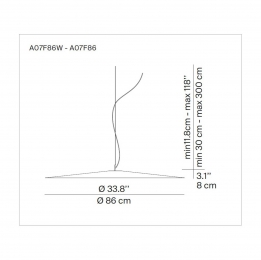 LuceplanLEDhanglampvilt92786cmantraciet