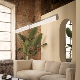 SlampLED-hanglampModulaDoublegeplooidgrijs