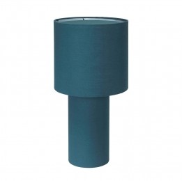 PRHometafellampLeahpetrolhoogte46cmtextiel