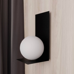 EMIBIGLIGHTINGWandlampvorm515cmx30cmzwartopaal