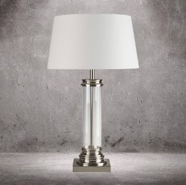 SearchlightTafellampPedestalzilvermetkapincrme