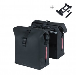 SoHoNordlightfietstasinnightzwartmet41literenMIK-systeem