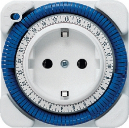 ThebenTIMER26SchakelklokvoorWandcontactdoosWit