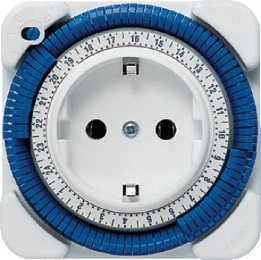 ThebenTIMER26SchakelklokvoorWandcontactdoosWit