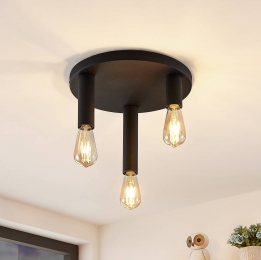 LindbyBelanaplafondlamprond3-lamps