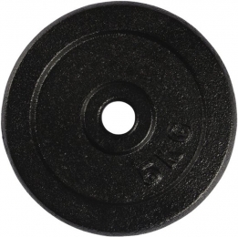 VirtuFitGietijzerenHalterschijf-Haltergewicht-30mm-5kg-Zwart