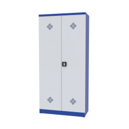 Chemiekast-1950x920x420mm-BCP10101GentiaanblauwRAL5010LichtgrijsRAL7035