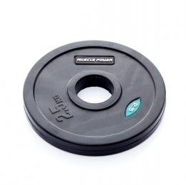 MusclePowerRubberenHalterschijf-50mm-25kg