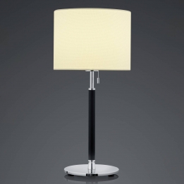 HELLTafellampPullstoffenkap53cm