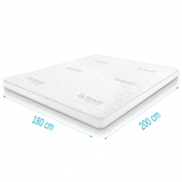 TopdekmatraskoudschuimTencelDeluxe180x200dikte11cm