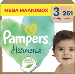 Pampers-Harmonie-Maat3-MegaMaandbox-261stuks-610KG