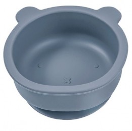 Dutsi-BeertjeSerie-SiliconenBabykommetje-BerenOntwerp-350ml-Pastelblauw