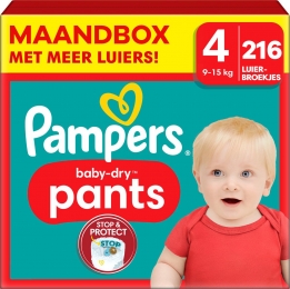 Pampers-BabyDryPants-Maat4-MegaPack-216stuks-915KG