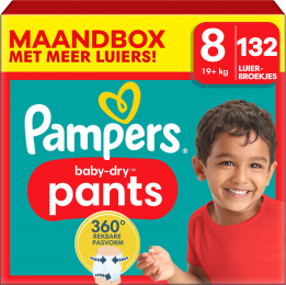 Pampers-BabyDryPants-Maat8-Maandbox-132stuks-19KG