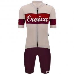 SANTINIEroicaQuieteSetfietsshirtfietsbroekset2artikelenvoor