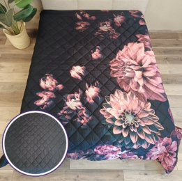 VaniteHomeFlowersSatijnenBedprei230x250cm