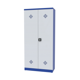 Chemiekast-1950x920x420mm-BCP10101GentiaanblauwRAL5010LichtgrijsRAL7035
