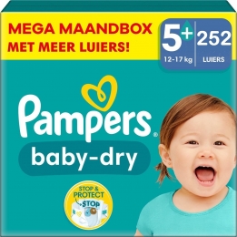 Pampers-BabyDry-Maat5-MegaMaandbox-252stuks-1217KG