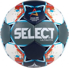 SelecthandbalUltimateCLMen20192020witgrijsblauwrood
