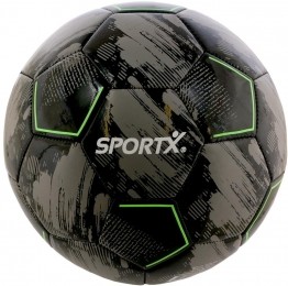 SportX-VoetbalGrijsZwart