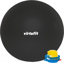VirtuFitAnti-BurstFitnessbalPro-Gymbal-SwissBall-metPomp-Zwart-85cm