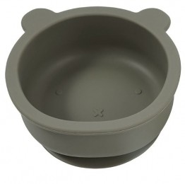 Dutsi-BeertjeSerie-SiliconenBabykommetje-BerenOntwerp-350ml-Sage