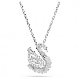 Swarovski5732412-DancingSwan-Zilverkleur-Ketting