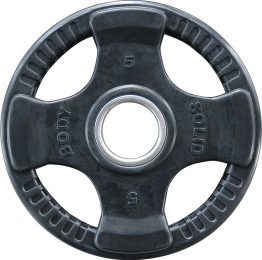 Body-SolidOlympischeRubberHalterschijf-5kg